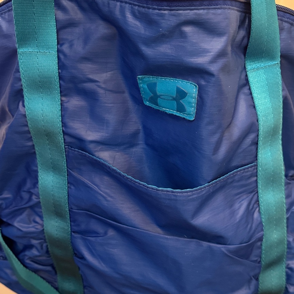 Under Armour Royal Blue and Teal Gym Bag - Picture 4 of 9
